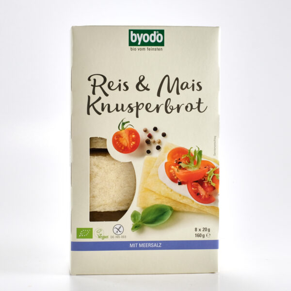 Riisi-maisi näkileib soolaga 160g Byodo